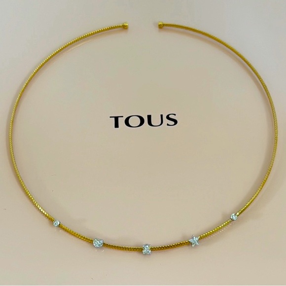 Tous Jewelry - TOUS 18k real solid gold Diamonds necklace